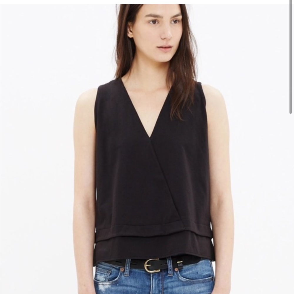 Madewell Black Tank Top size small